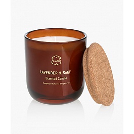 Sandalwood & Warm Spices Glass Candle 